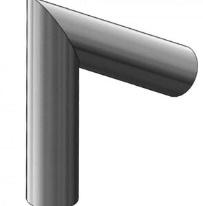Tubo saldato angolo vivo 60° interno