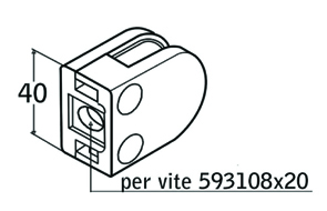 Serravetro piatto (vetro sp. 6-10mm) - immagine 2