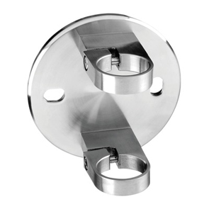 Serramontante tondo Ø150 con anelli serraggio allungati (P=60mm)