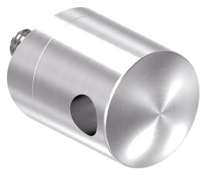Sostegno laterale su tubo Ø42,4 per fune Ø4-Ø5-Ø6mm